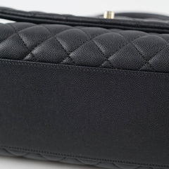 Chanel Medium Coco Handle Black Caviar