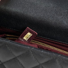 Chanel Medium Coco Handle Black Caviar