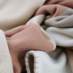 Hermes H Drapeau Throw Blanket Beige