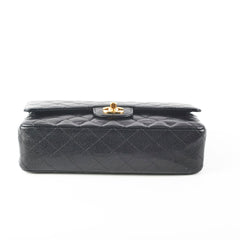 Chanel Medium/Large Caviar Classic Double Flap Black HOLD BC
