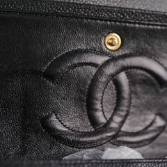 Chanel Medium/Large Caviar Classic Double Flap Black HOLD BC