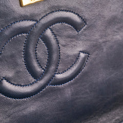 Chanel Vintage Flap Navy