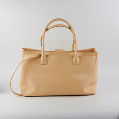 Chanel Caviar Cerf Tote Large Beige