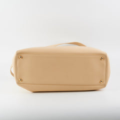 Chanel Caviar Cerf Tote Large Beige