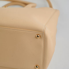 Chanel Caviar Cerf Tote Large Beige
