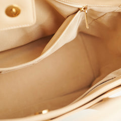 Chanel Caviar Cerf Tote Large Beige