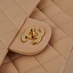 ITEM 17 - Chanel Small Double Classic Flap Beige 29series