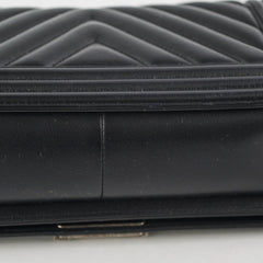 Chanel Boy Old Medium Black Chevron