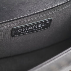 Chanel Boy Old Medium Black Chevron
