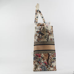 Christian Dior Embriodered Large Book Tote