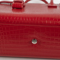 Saint Laurent Baby Sac De Jour Embossed Red