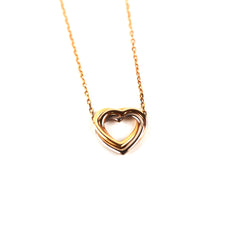 Cartier Vintage Open Heart Trinity Necklace 18K