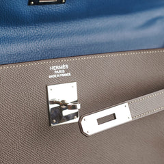 Hermes Kelly 35 Etoupe - P Square Stamp