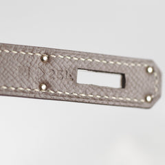 Hermes Kelly 35 Etoupe - P Square Stamp