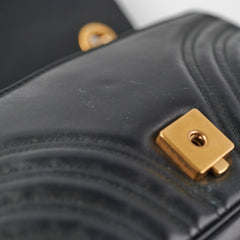 Gucci Marmont Small Black Shoulder Bag