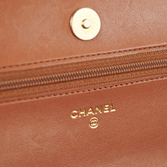 Chanel 19 Wallet on Chain WOC Lambskin Caramel