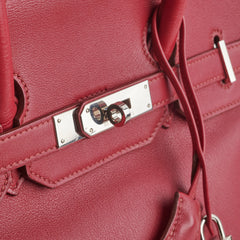 Hermes Birkin 35 Rubis O Square Stamp