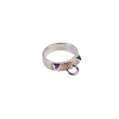 Hermes Silver Ring Size 54