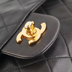 Chanel Vintage Small Classic Flap Dark Brown Lambskin - Series 3