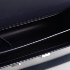 Hermes 24 Constance Epsom Blue Indigo  Stamp X