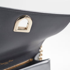 Christian Dior Micro Cannage Medum Diorama Metallic Silver