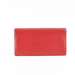 Louis Vuitton Epi Long Wallet Red