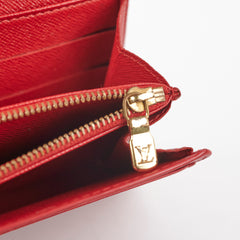Louis Vuitton Epi Long Wallet Red