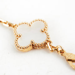 Van Cleef and Arpels Mother of Pearl MOP 5 Motif Bracelet