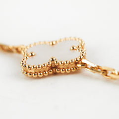 Van Cleef and Arpels Mother of Pearl MOP 5 Motif Bracelet