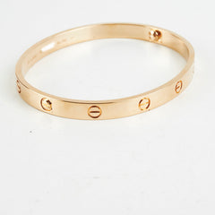 Cartier Love Bracelet Yellow Gold Size 19