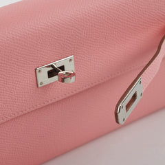 Hermes Kelly to Go Rose Confetti Z Stamp