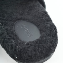 Hermes Noir Sandales Chypre Veau
