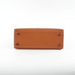 Hermes Kelly 25 Epsom Gold - Z Stamp