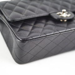 Chanel Classic Flap Medium/Large ML Caviar Black