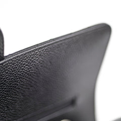 Chanel Classic Flap Medium/Large ML Caviar Black