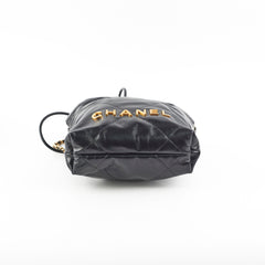Chanel Mini 22 Black