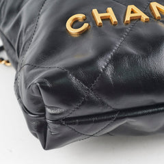 Chanel Mini 22 Black