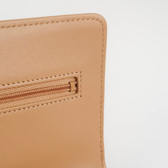 Chanel Lambskin Beige Wallet On Chain WOC