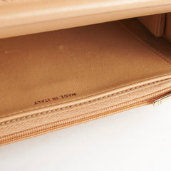 Chanel Lambskin Beige Wallet On Chain WOC