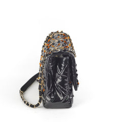 Chanel Seasonal Flap Jumbo Black Bag- Series 29