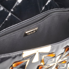 Chanel Seasonal Flap Jumbo Black Bag- Series 29