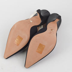 Christian Dior Black Singbacks Size 36