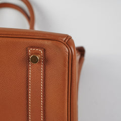 Hermes Birkin 30 Gold Epsom - B Square 1998