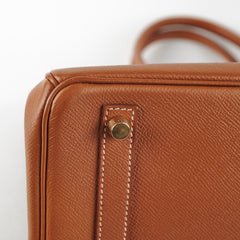 Hermes Birkin 30 Gold Epsom - B Square 1998