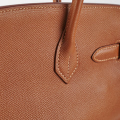 Hermes Birkin 30 Gold Epsom - B Square 1998