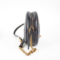 Gucci Marmont Round Black Crossbody