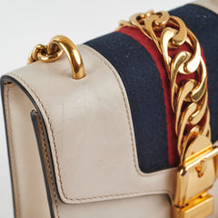Gucci Sylvie Small Shoulder Bag White