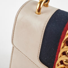 Gucci Sylvie Small Shoulder Bag White