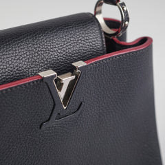 Louis Vuitton Taurillion Capucines BB Navy/Fuschia