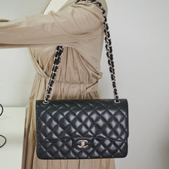 Chanel Jumbo Caviar Bag Black